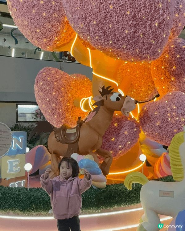 之前新年有帶小朋友去林村許願樹玩，去中環ifc 睇新年裝飾及...