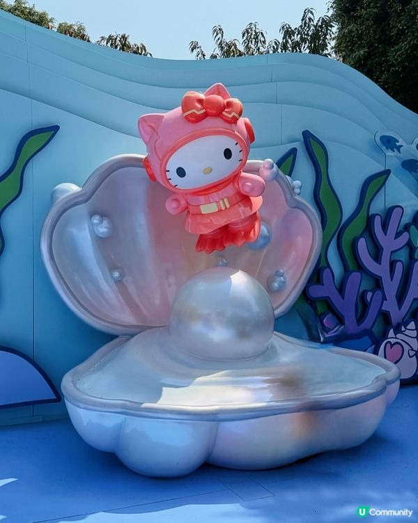 海洋公園夢幻聯乘Sanrio✨親身見到Kuromi? 