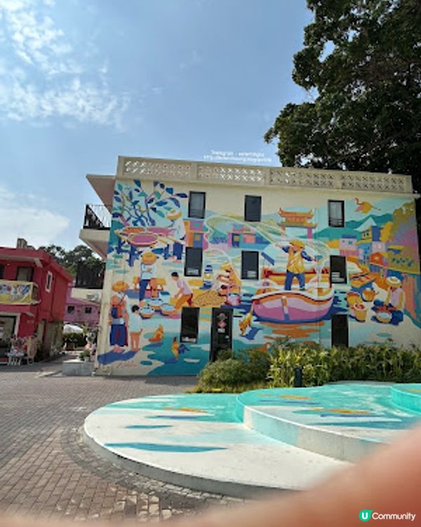 【香港四圍遊】馬灣 1868 半日遊 ♥ 打卡彩色藝術小屋 ♥ 壁畫 ♥ 鬱金香