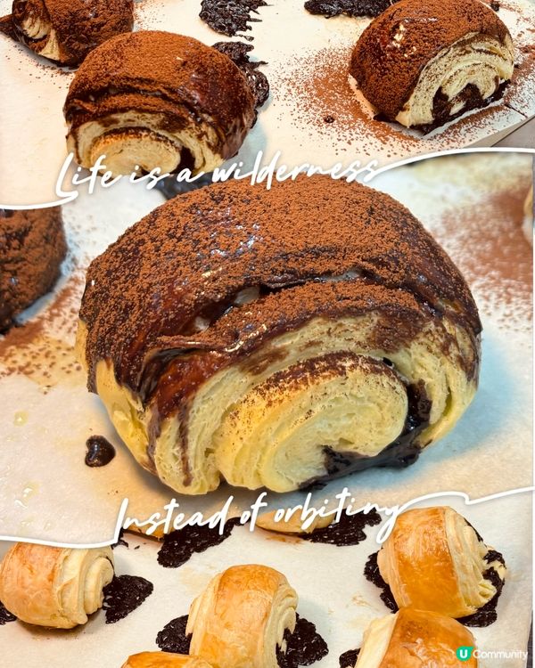 外脆內軟·自家製酥皮朱古力髒髒包🍫🤤