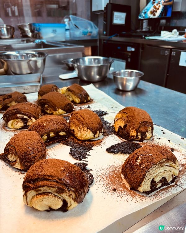 外脆內軟·自家製酥皮朱古力髒髒包🍫🤤