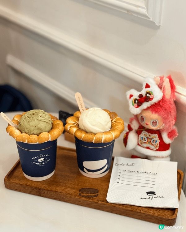 近期上環大熱的ice cream專門店！開心果口味好濃郁！仲...