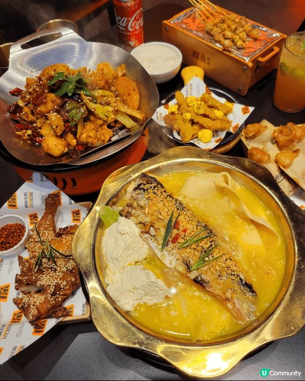 「探魚」金銀蒜香味烤魚超有水準💛，魚肉好滑，啖啖肉無細骨，吸...