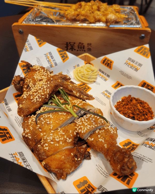 「探魚」金銀蒜香味烤魚超有水準💛，魚肉好滑，啖啖肉無細骨，吸...