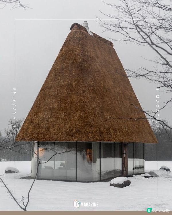 入住雪地裡的巨型蘑菇屋！10米高屋頂+石毯地板可以邊行邊按摩！