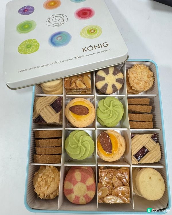 新年禮盒💗台灣könig一口曲奇😍