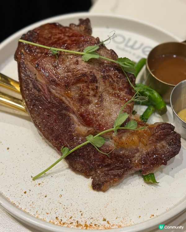 太子排隊cafe $408二人餐 食牛扒