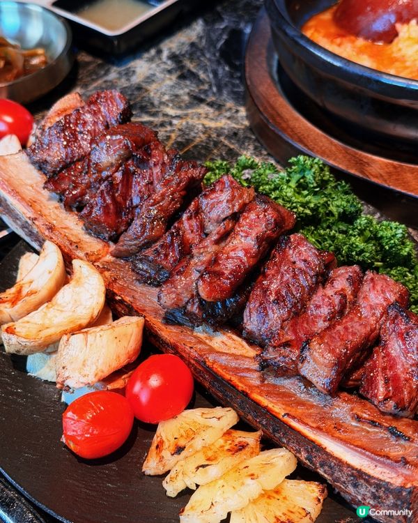 ［首爾美食] 炭燒火焰烤牛肋骨！呢個價錢就食到咁高質？