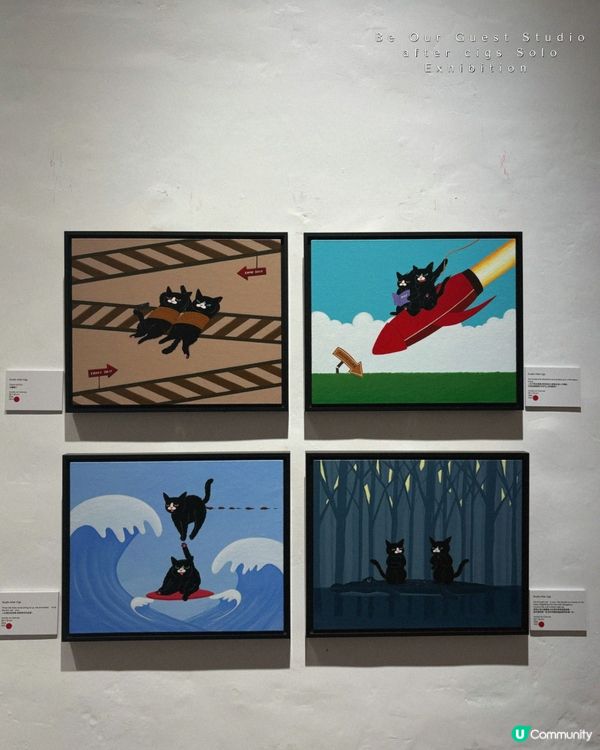 Studioaftercigs全球首個黑貓Pow Pow展覽