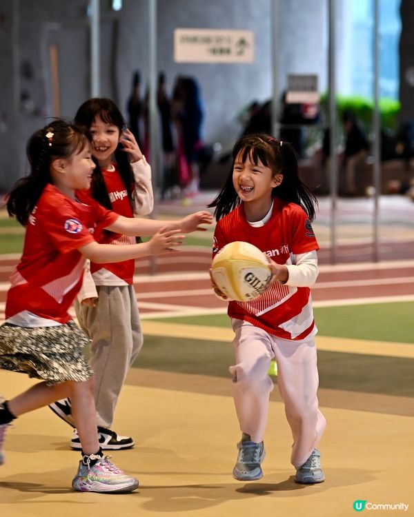 小型非撞式欖球班🏈場地唔使日曬雨淋！專業教練指導！