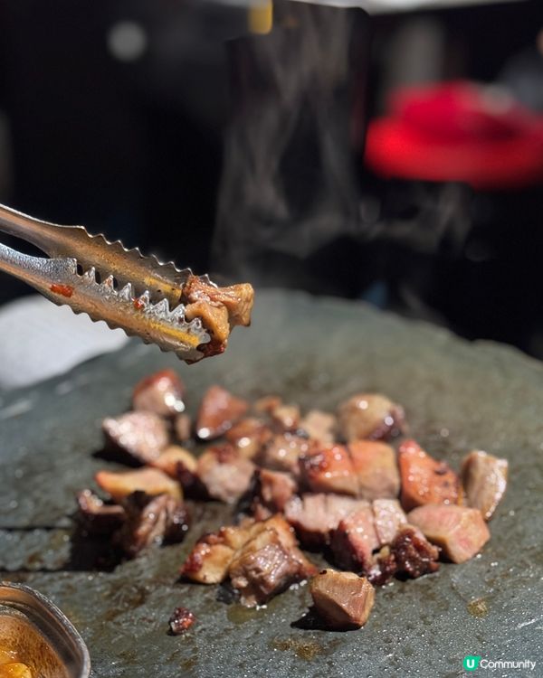 銅鑼灣吃火山岩板燒肉