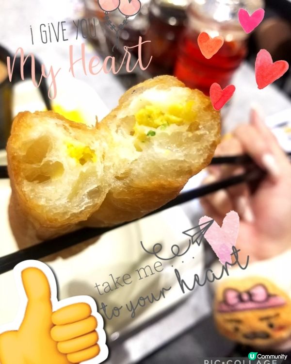 南記粉麵「襟撈早餐」撈蕃茄煎太陽蛋通心粉配鴛鴦♡u♡