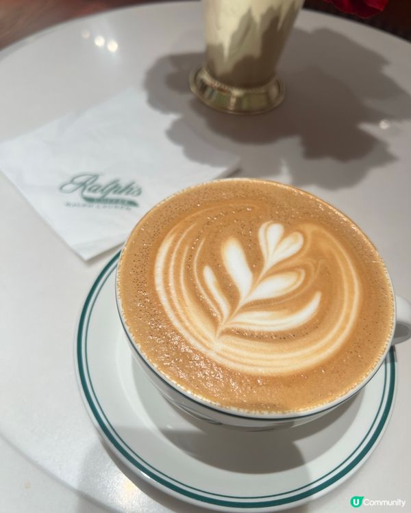 中環Ralph’s 咖啡心形拉花！$50有找歎玫瑰枱打卡🌹