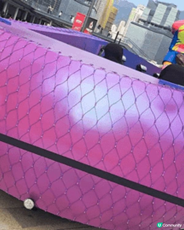 花車巡遊之後放在啓德展示我很欣賞因為可以任意打卡特別是這幾個...