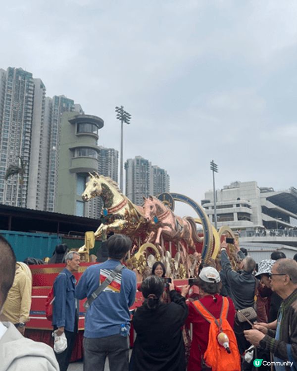 初三去馬場行個好運一向係我同家人新年傳統活動，馬年就更加要去...