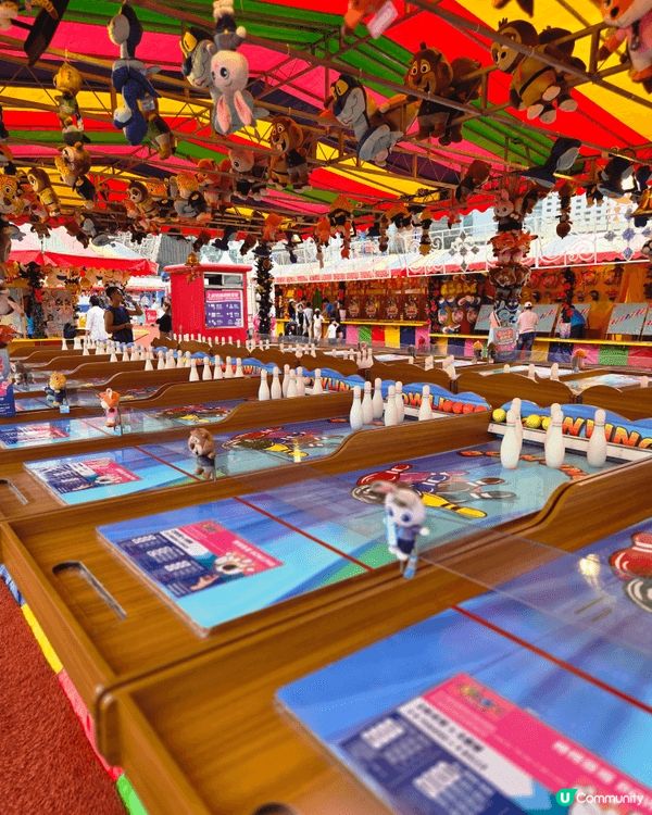 AIA 嘉年華有動有靜的活動，有刺激好玩的大型機動遊戲，考驗...