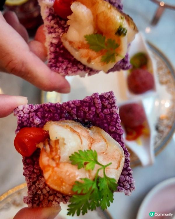 💜午後嘅紫色浪漫 🌿 歷山餐廳情迷「紫」刻下午茶