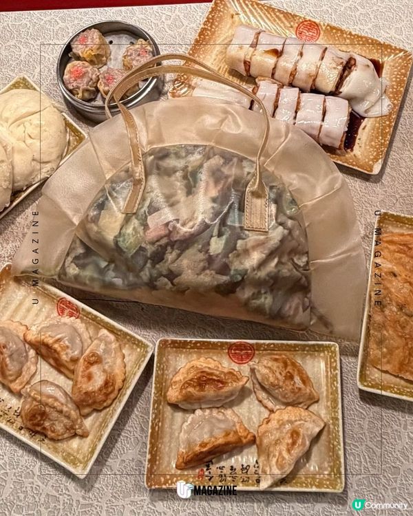 紐約潮牌巨型水餃手袋出爐｜ 透光麵皮感包身、連內襯都超似肉餡！                                    