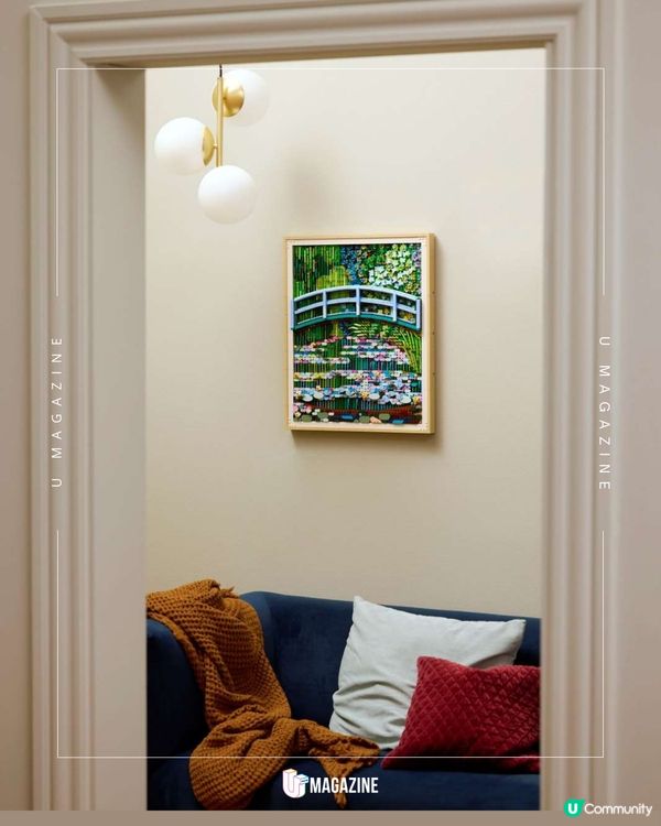 把莫奈名畫搬回家！LEGO Art系列驚喜還原《睡蓮池上的拱橋》                                    