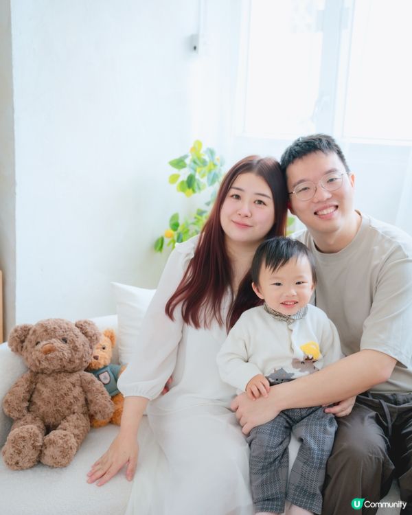 家庭照初體驗🥰👶📸