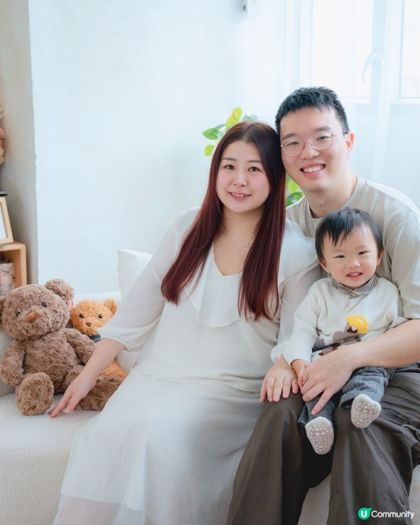 家庭照初體驗🥰👶📸