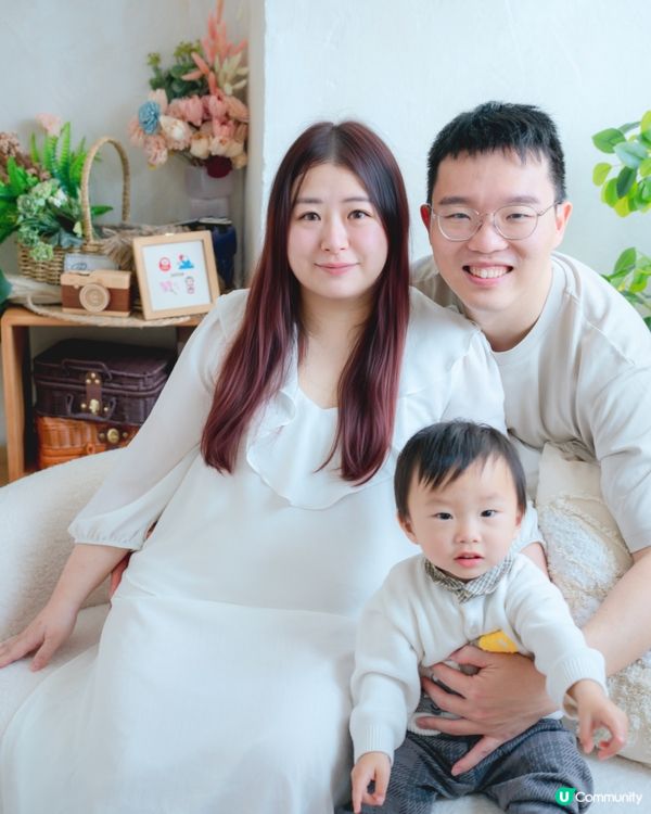 家庭照初體驗🥰👶📸