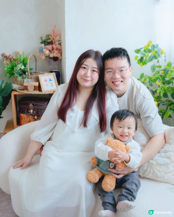 家庭照初體驗🥰👶📸