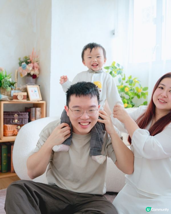 家庭照初體驗🥰👶📸