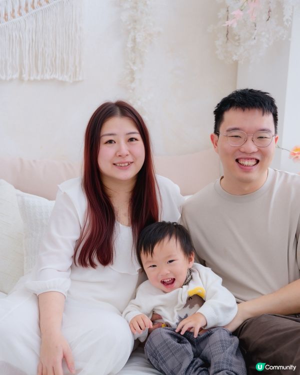 家庭照初體驗🥰👶📸