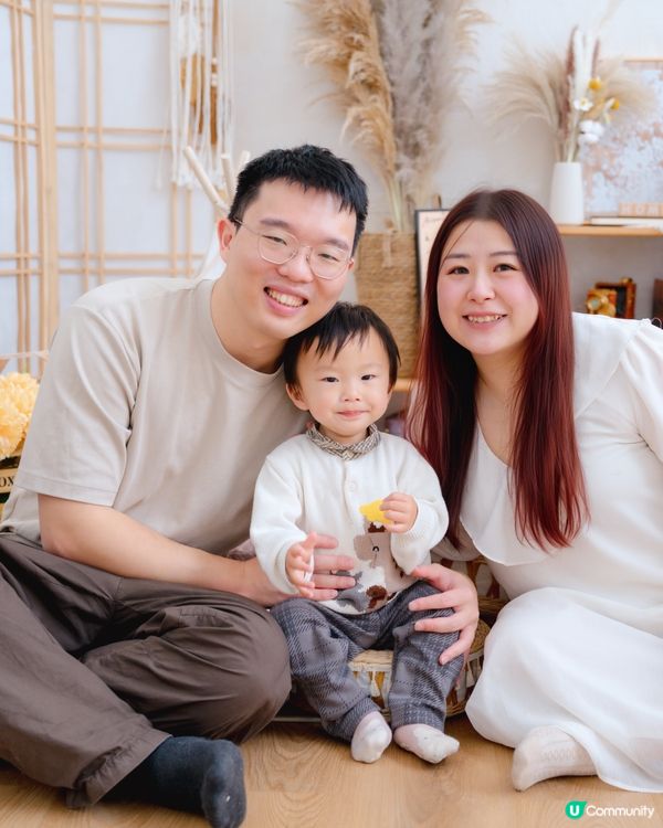 家庭照初體驗🥰👶📸