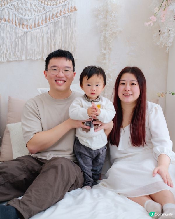 家庭照初體驗🥰👶📸