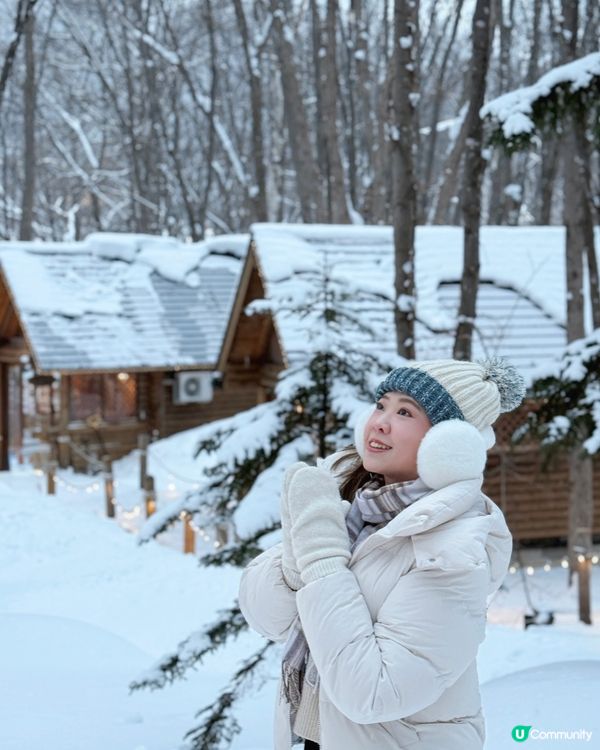 【冬日北海道必去❄️】夢幻童話 森林精靈露台