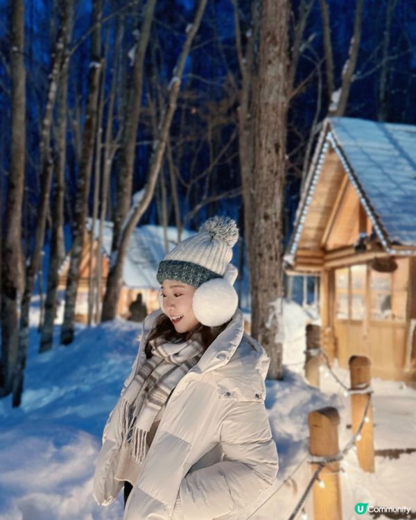 【冬日北海道必去❄️】夢幻童話 森林精靈露台