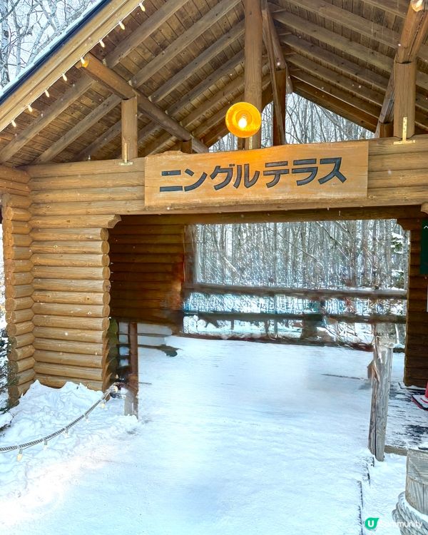 【冬日北海道必去❄️】夢幻童話 森林精靈露台