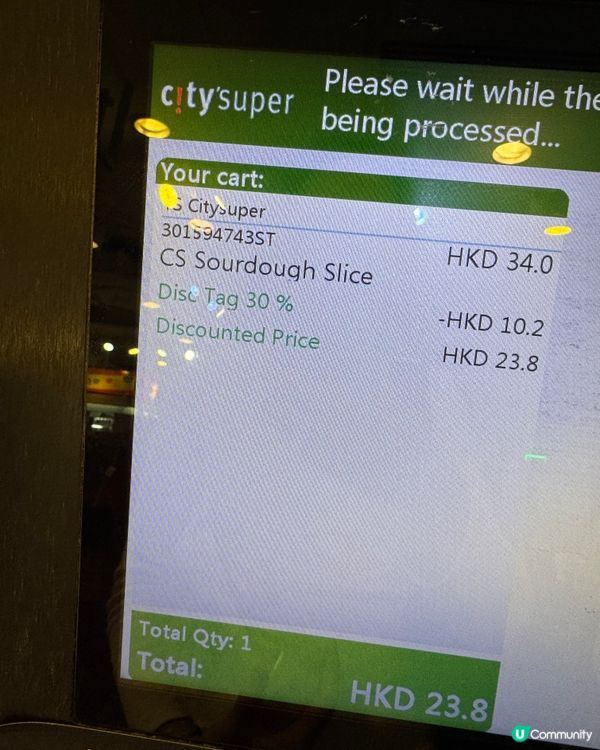 CitySuper $23.8酸種麵包！🥖🥯