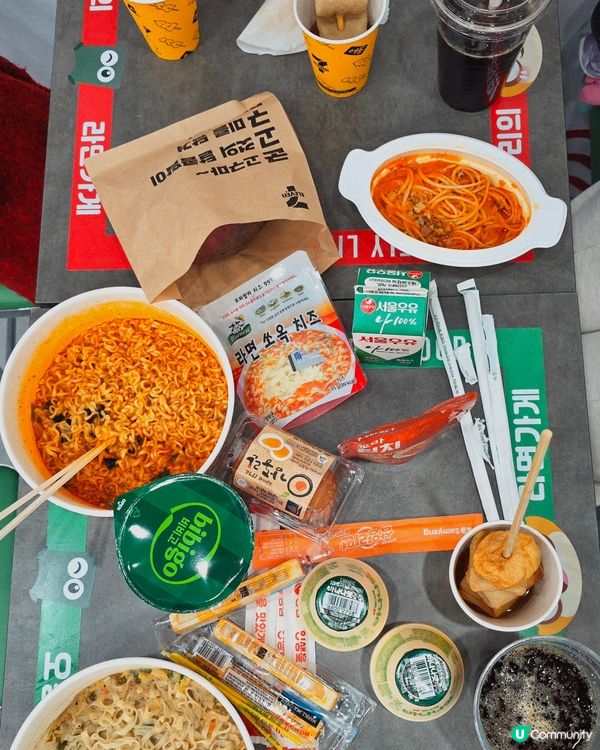 韓國便利店豐富一餐