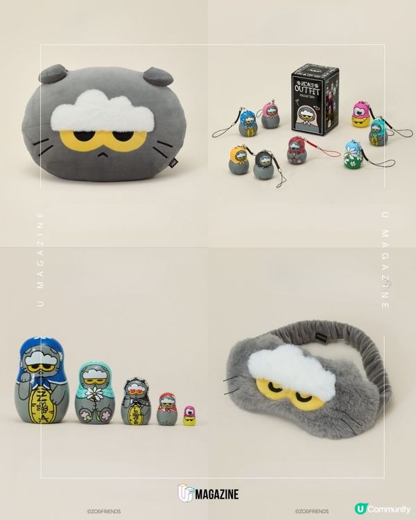 ZO&FRIENDS全新快閃店登陸韓國！必入手ZOA盲盒系列、俄羅斯娃娃、絨毛拖鞋                                    