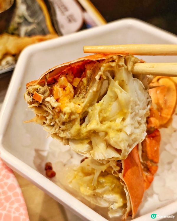 鹽焗♨️肉蟹🦀立鱗燒🐟任食