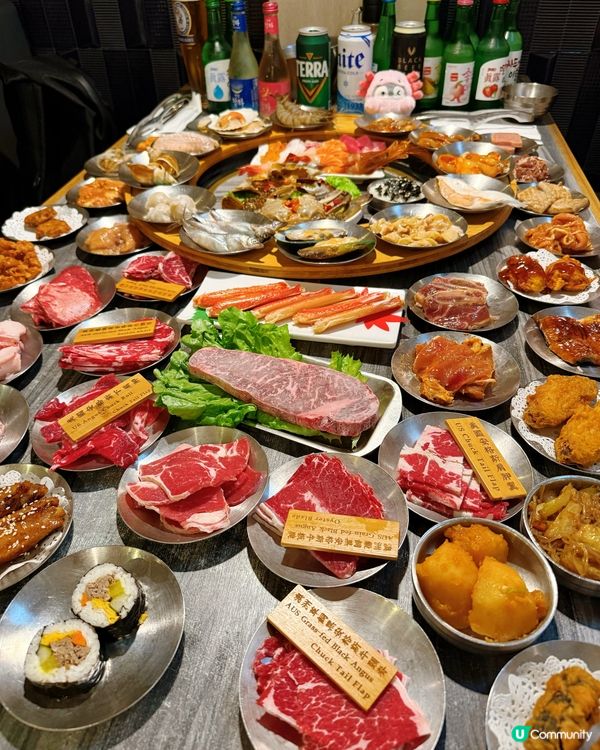 韓燒大叔Buffet🥩🐟🍻 $1蟹膏！😋