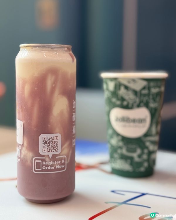 啟德豆乳天堂😋必試奶蓋芋泥小丸子💜