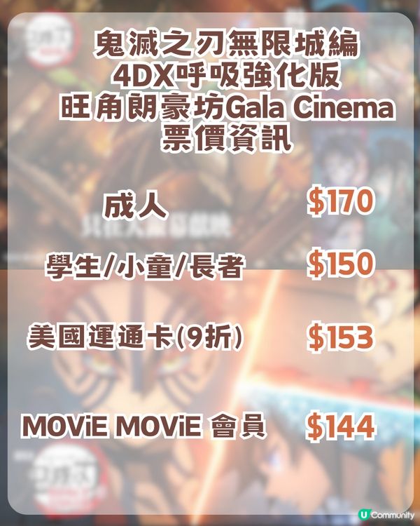 鬼滅之刃無限城篇強勢回歸🔥 一文了解4DX呼吸強化版/附香港場次資訊