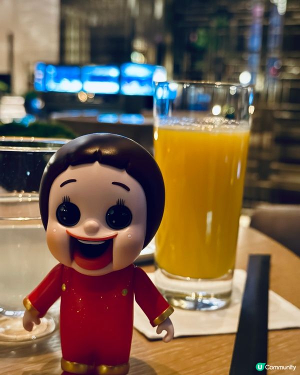 今日帶埋燦燦去｢朝聖｣,呢餐飯真係由地底食到上天棚,國際化到...