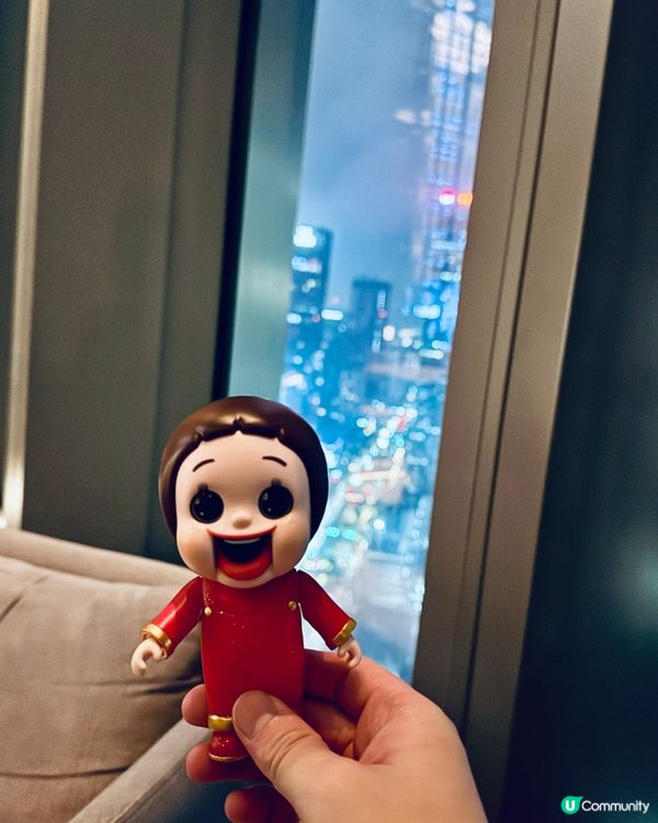 今日帶埋燦燦去｢朝聖｣,呢餐飯真係由地底食到上天棚,國際化到...