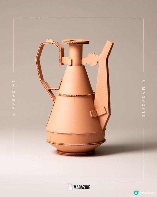 用陶土製作成的「厚紙皮水壺」？100%陶泥燒製！連封箱膠紙都是「陶藝作品」？                                    