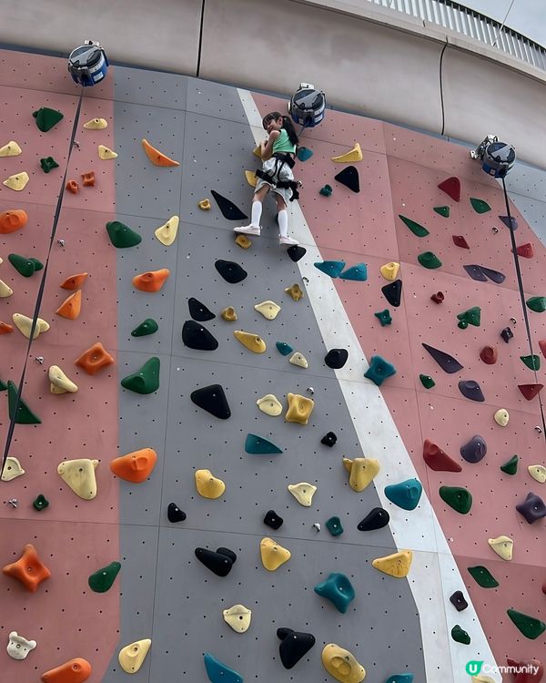 第一次攀石🌟放電一流！