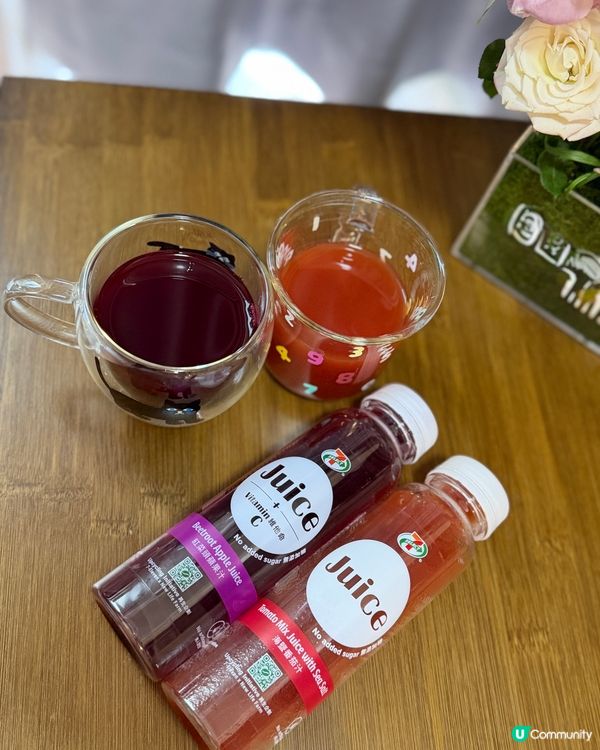 美味有營：7-SELECT 海鹽番茄汁🌊🍅紅菜頭蘋果汁🫜🍎