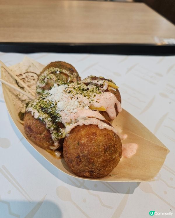 明太子芝士章魚小丸子