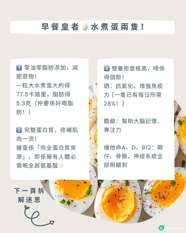 減肥早餐食乜好?🥚