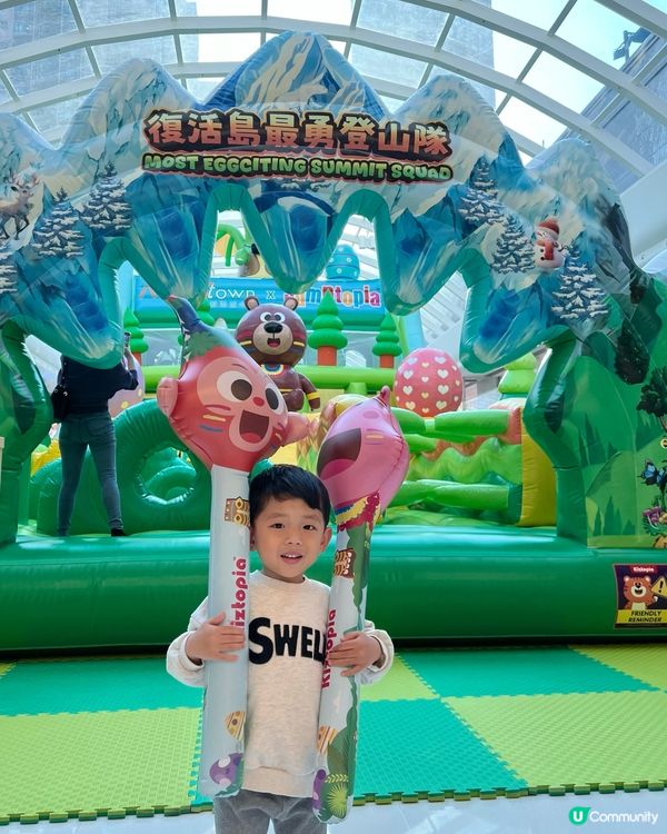 勇闖彈床復活島！🍄🚀