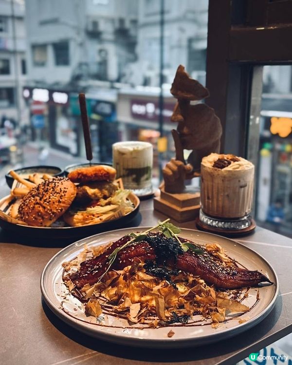 銅鑼灣工業風cafe！日韓西三合一 fusion 🍝